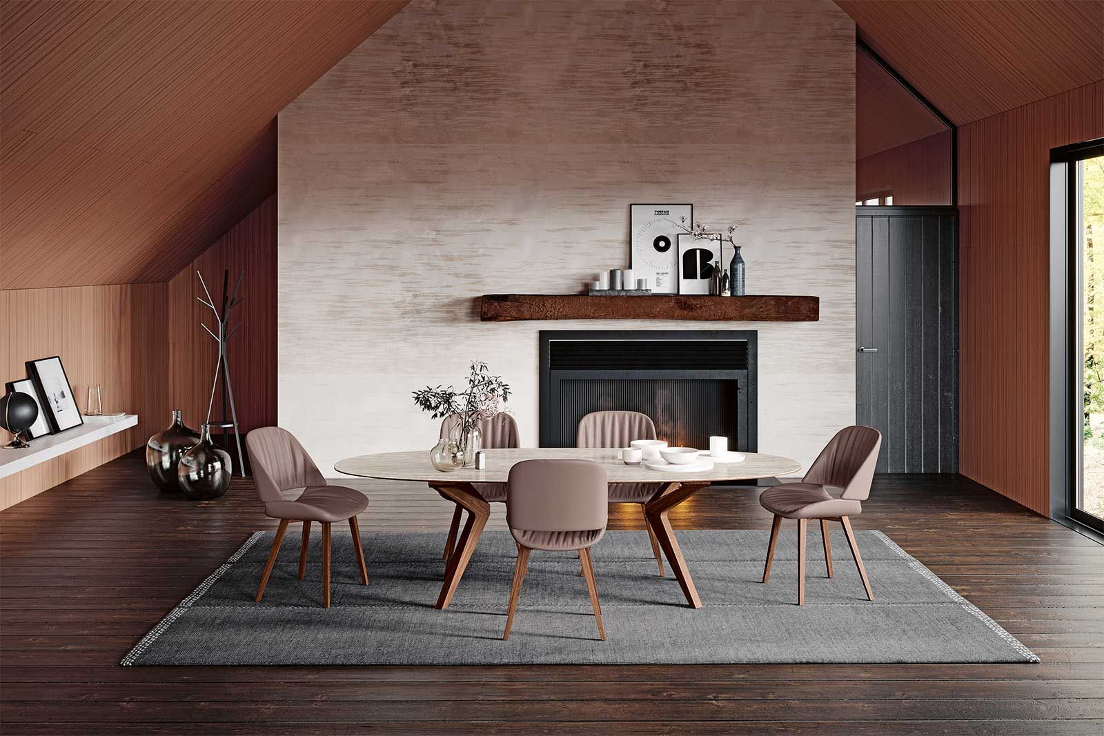 «Capri» von Martin Ballendat überzeugt durch klare Linien und ein durchdachtes Tischbein-Design. Er ist als feste oder ausziehbare Variante in verschiedenen Formen erhältlich.