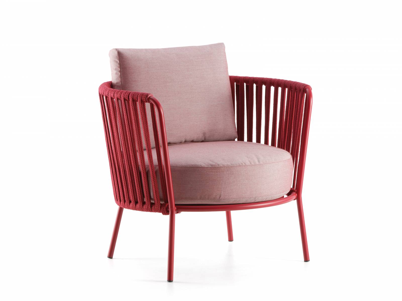 Farbe macht glücklich! Deswegen gibt es den stylischen Sessel «Granada» mit Schnurgeflecht und bequemer Polsterung auch in allen erdenklichen, knalligen Farben. Der Sessel ist Teil der gleichnamigen, umfassenden Lounge-Kollektion. Hunn.