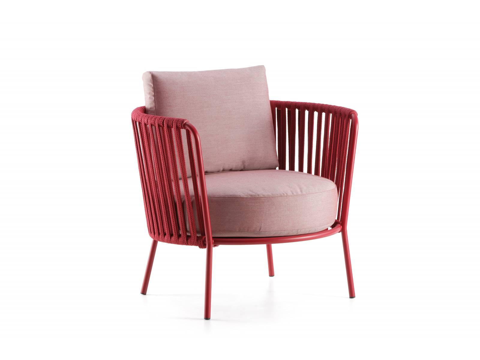 Farbe macht glücklich! Deswegen gibt es den stylischen Sessel «Granada» mit Schnurgeflecht und bequemer Polsterung auch in allen erdenklichen, knalligen Farben. Der Sessel ist Teil der gleichnamigen, umfassenden Lounge-Kollektion. Hunn.
