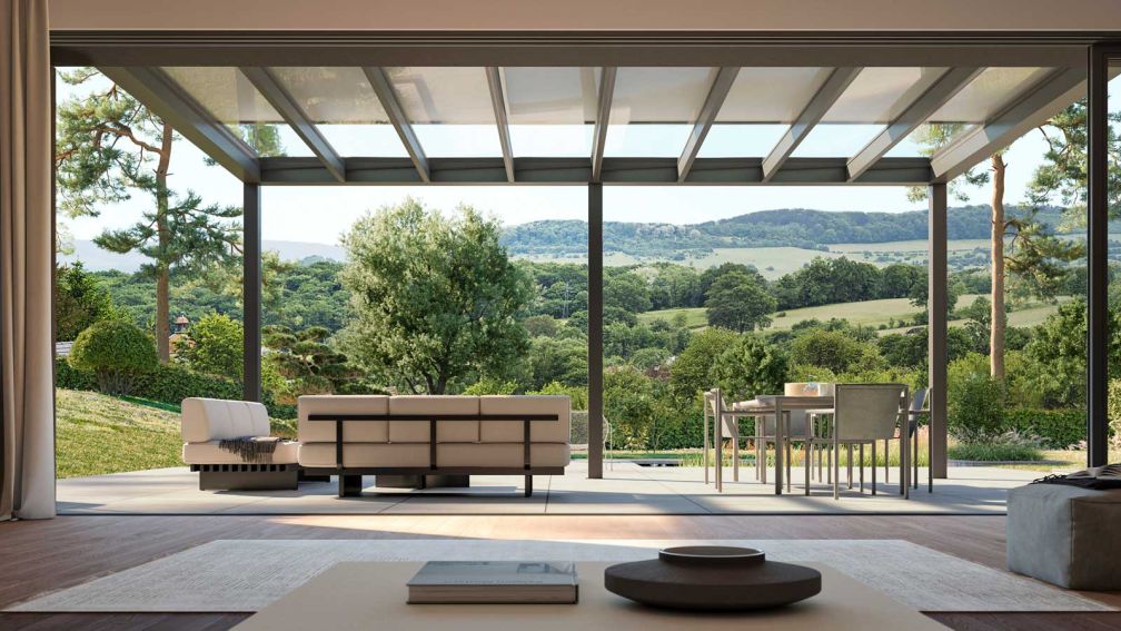 Glas, Bild, Stein – für Terrasse und Wohnraum