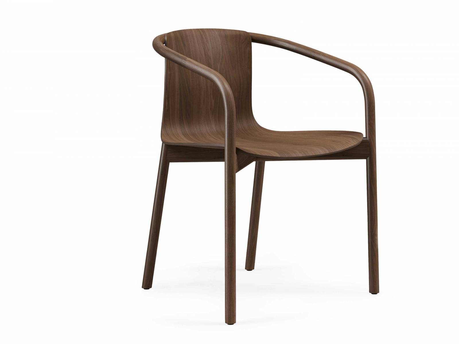 «Osuu» heisst der neue Stuhl, mit dem Walter Knoll seine Kompetenz im Biegen von Holz unter Beweis stellt. Der Stuhl ist extrem leicht und hat das Potenzial zum Lieblingsmöbel: Wer einmal seine Hände auf die weiche Oberfläche gelegt hat, wird sie kaum mehr loslassen können. Design: Foster + Partners. WALTER KNOLL.
